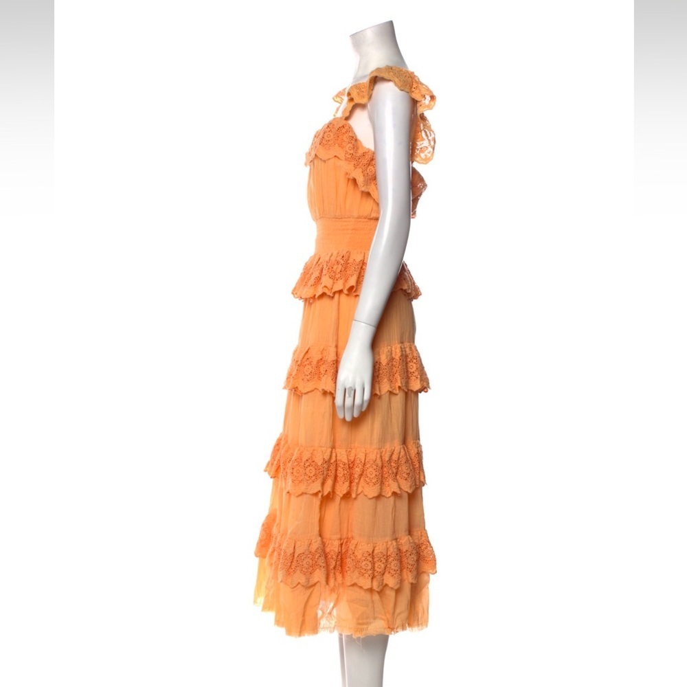 NWT Revolve x Tularosa Julian Dress in Cantaloupe Orange- Size XS - Picture 4 of 6